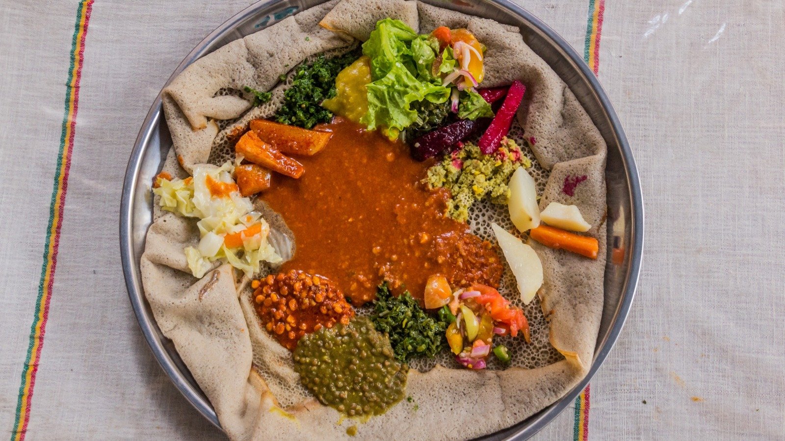 Typical,Meal,In,Ethiopia,-,Beyainatu.,Meaing,Bit,Of,Everything.