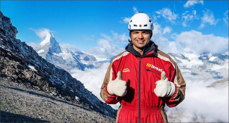 Neeraj chopra went to switzrerland for skiing