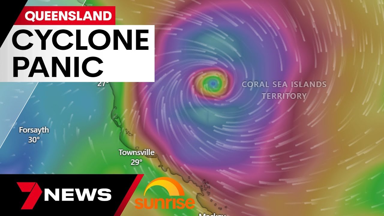 Queensland cyclone wild weather