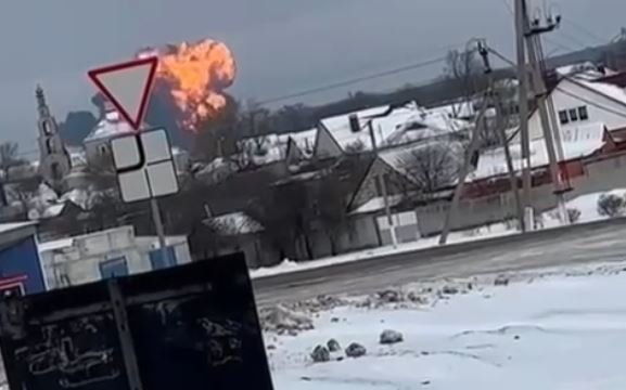 Russiia military plane crashes in Belgorod