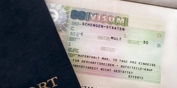 passports-with-a-Schengen-visa